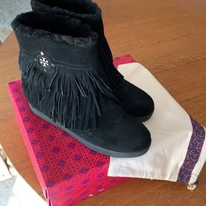 Tory Burch Suede Booties
